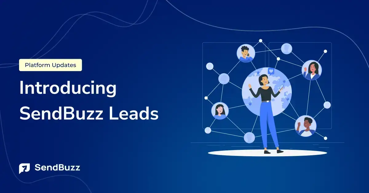 SendBuzz Leads feature