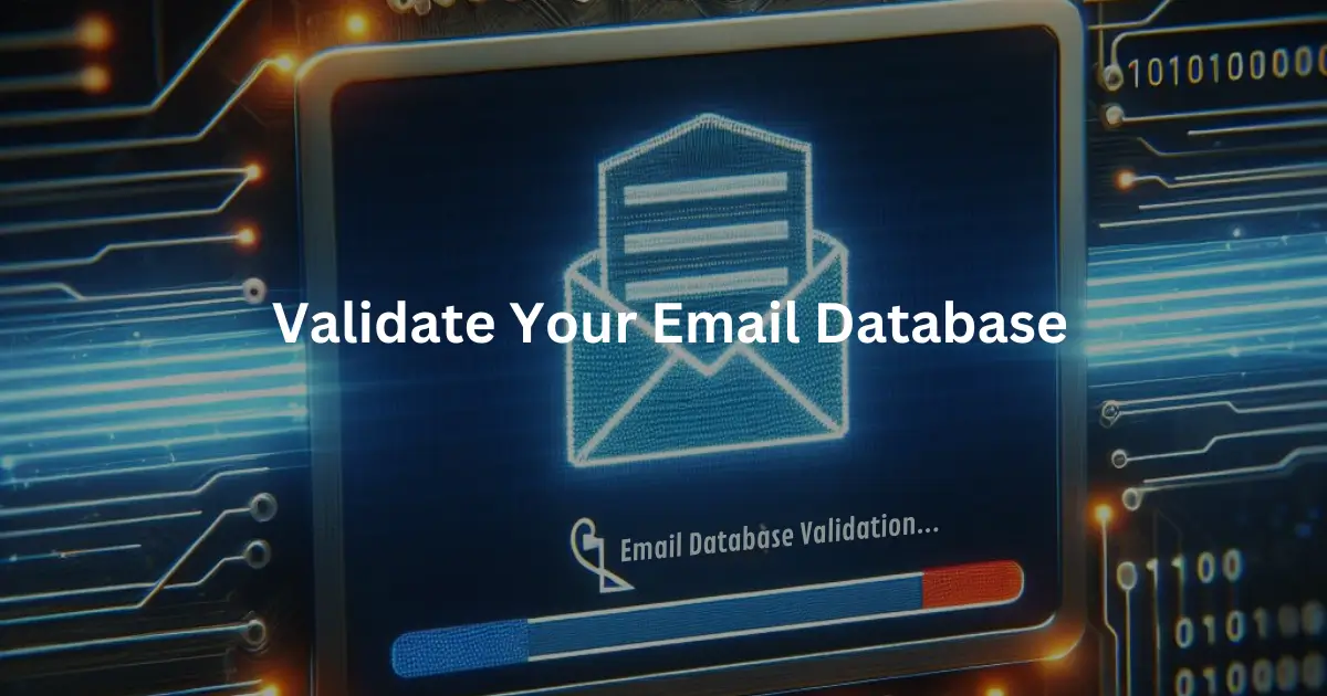 Steps to validate your email database